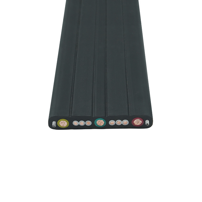 Guindaste de bainha composta viajando cabo plano com fio de aço