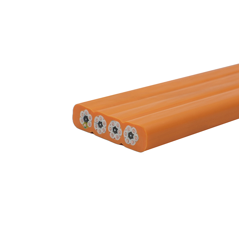 Guindaste de bainha composta viajando em cabo plano