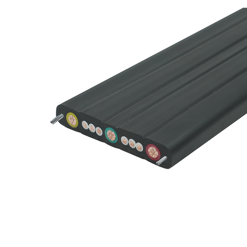 Guindaste de bainha composta viajando cabo plano com fio de aço