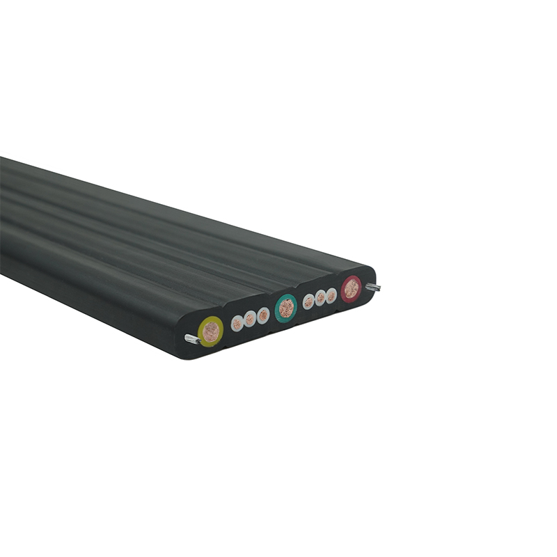 Guindaste de bainha composta viajando cabo plano com fio de aço