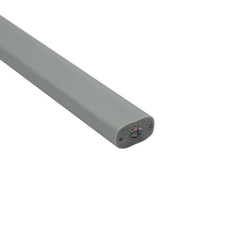 Cabo plano de elevador com fio de aço e 1 cabo patch Cat6