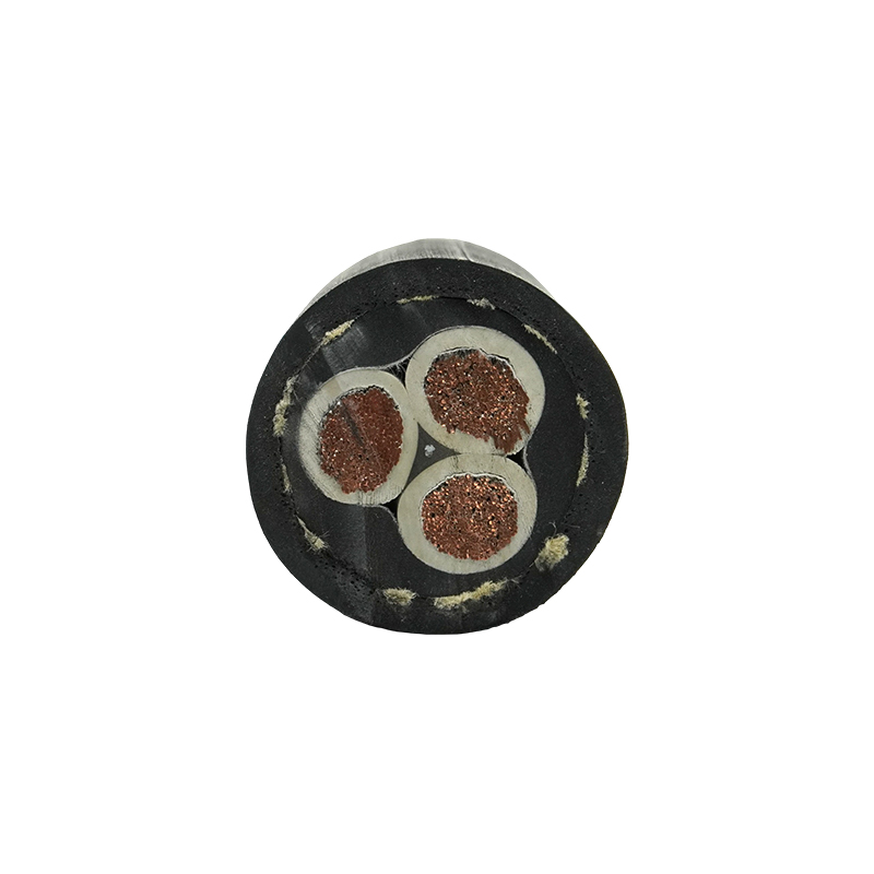 Cabo flexível de borracha resistente a óleo para serviços externos