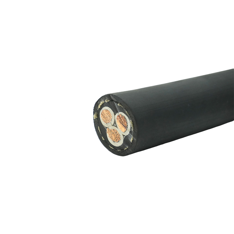 Cabo flexível de borracha resistente a óleo para serviços externos