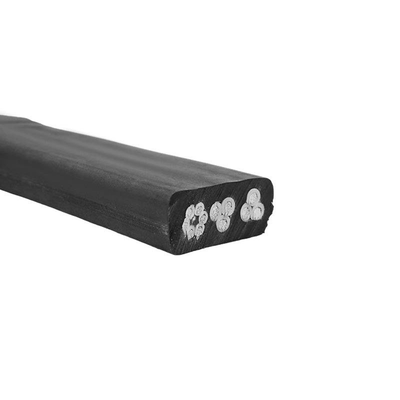 Cabo de borracha geral plano médio