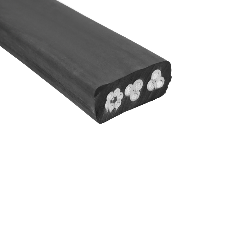 Cabo de borracha geral plano médio