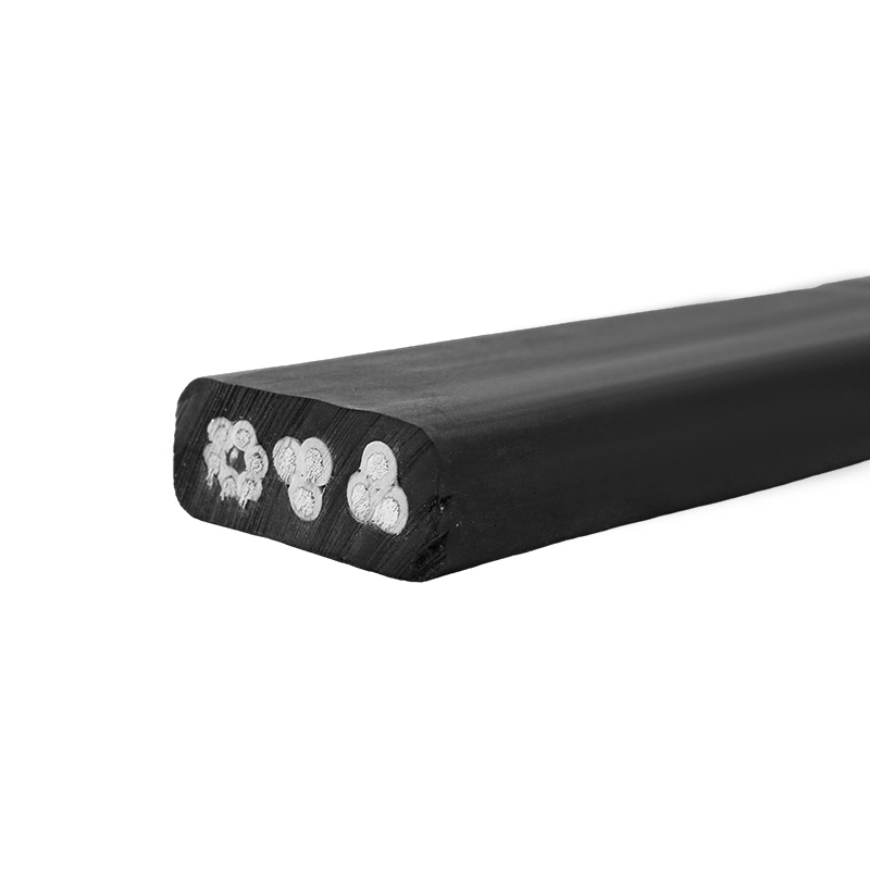 Cabo de borracha geral plano médio